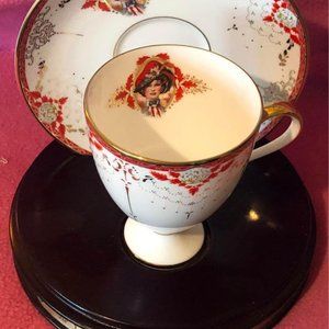 Avon 1997 Mrs. Albee Tea & Saucer Set